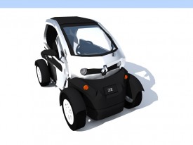 Renault Twizy 3D Object | FREE Artlantis Objects Download